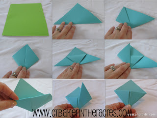 Marcadores Monstro! Marcadores de origami... DIY - Passo a Passo